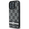 DKNY Checkered Pattern & Printed Stripes Back Case for Apple iPhone 16 Pro