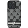 DKNY Checkered Pattern & Printed Stripes Back Case for Apple iPhone 16 Pro