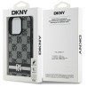 DKNY Checkered Pattern & Printed Stripes Back Case for Apple iPhone 16 Pro
