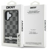 DKNY Checkered Pattern & Printed Stripes Back Case for Apple iPhone 16