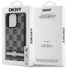 DKNY Checkered Pattern & Printed Stripes Back Case for Apple iPhone 16 Pro Max