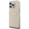 DKNY Repeat Texture Pattern With Stripe Back Case for Apple iPhone 16 Pro
