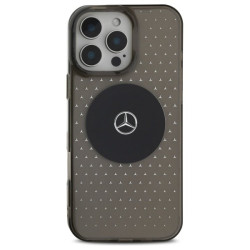 Mercedes Star Pattern MagSafe Back Case for Apple iPhone 16 Pro