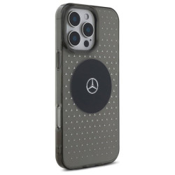 Mercedes Star Pattern MagSafe Back Case for Apple iPhone 16 Pro