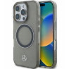 Mercedes Silver Ring MagSafe Back Case for Apple iPhone 16 Pro