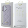 Guess Quiled Metal Logo Back Case for Apple iPhone 16