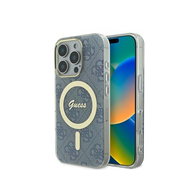 Guess IML 4G MagSafe Back Case for Apple iPhone 16 Pro