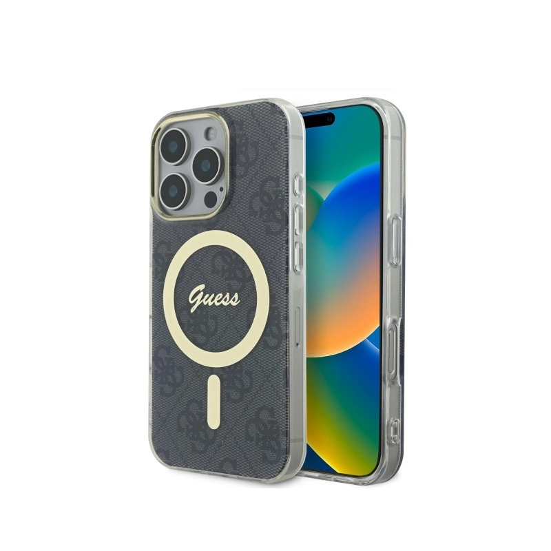 Guess IML 4G MagSafe Back Case for Apple iPhone 16 Pro Max