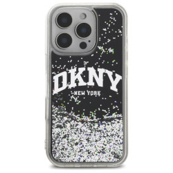 DKNY Liquid Glitter Arch Logo Back Case for Apple iPhone 16 Pro Max