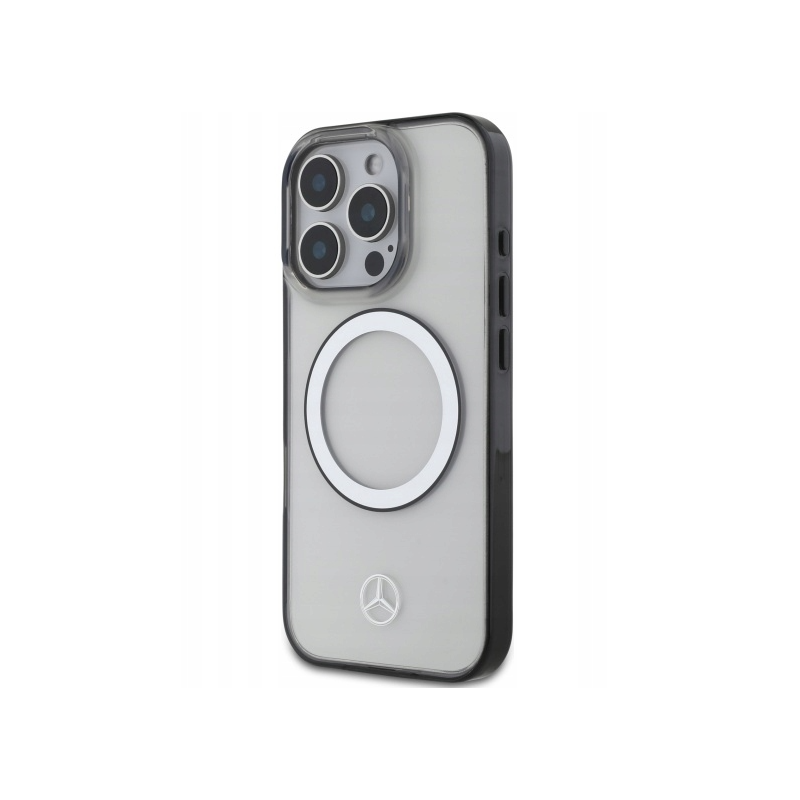 Mercedes Printed logo MagSafe Back Case for Apple iPhone 16 Pro