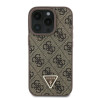 Guess Leather 4G Triangle Strass Back Case for Apple iPhone 16 Pro Max