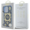 Guess IML Peony On 4G Background MagSafe Back Case for Apple iPhone 16 Pro Max
