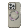 Guess IML Flowers Wreath MagSafe Case for Apple iPhone 16 Pro Max