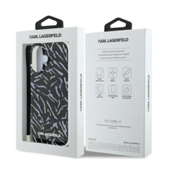 Karl Lagerfeld  Zebra With Cord Back Case for Apple iPhone 16 Plus