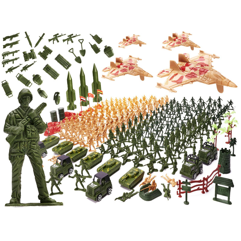RoGer Set Figurines of Soldiers, military base 307det.