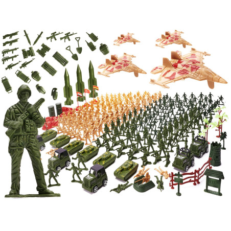 RoGer Set Figurines of Soldiers, military base 307det.