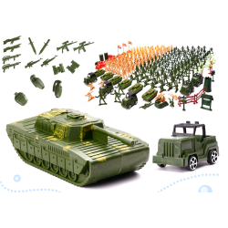 RoGer Set Figurines of Soldiers, military base 307det.