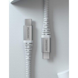 Swissten ARAMID REINFORCED USB-C - USB-C Data and Charding cable 1.5m