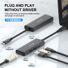 Swissten 4in1 USB-C Hub Multi-port laptop docking station 100W / HDMI 4K / 2x USB-A