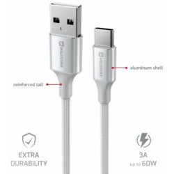 Swissten Textile II USB - USB-C Data and Charching Cable 1.5m