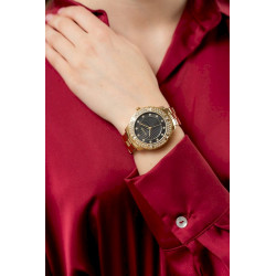 Paul Lorens Quartz Women’s Watch 38mm Gold Case Black Dial