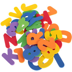 RoGer Foam bath toy "Letters and Numbers" 36pcs