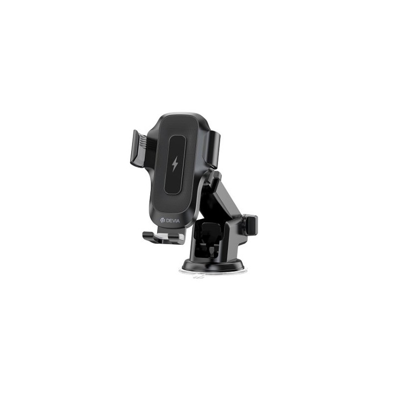 Devia EA497 Car holder with wireless inductive charger 15W