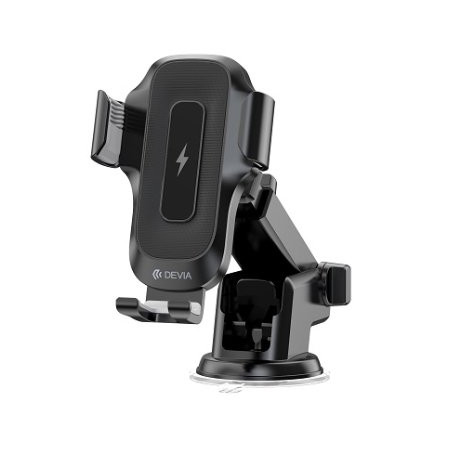 Devia EA497 Car holder with wireless inductive charger 15W