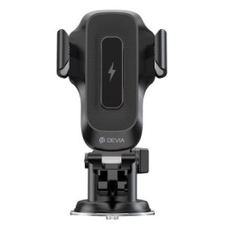 Devia EA497 Car holder with wireless inductive charger 15W