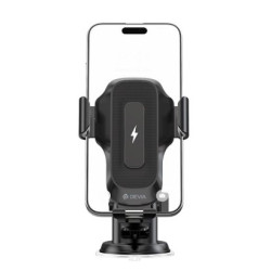 Devia EA497 Car holder with wireless inductive charger 15W