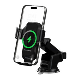 Devia EA497 Car holder with wireless inductive charger 15W