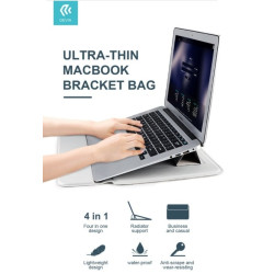 Devia Ultra-Thin MacBook Leather bracket bag 13.3"- 16"