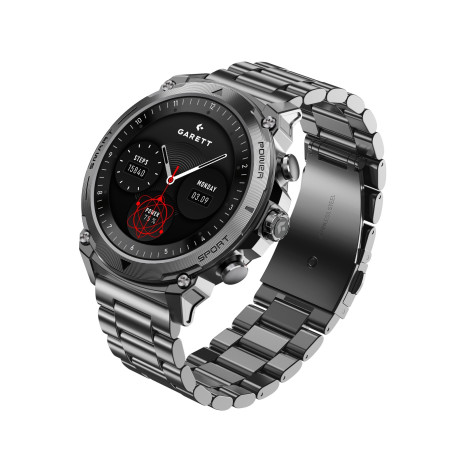Garett Atom Silver steel Smartwatch