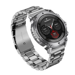 Garett Atom Silver steel Smartwatch