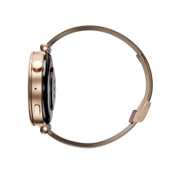 Garett Rose Gold Mesh steel Smartwatches