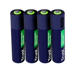 Trust 25671 Batteries AAA 4pcs Rechargeable