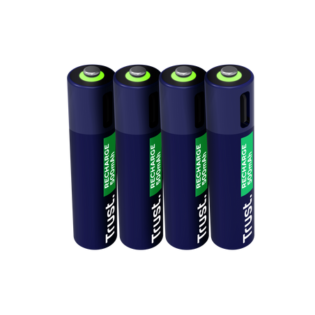 Trust 25671 Batteries AAA 4pcs Rechargeable