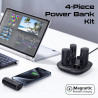 Promate DeltaPack Battery Set 4x 5000mAh / USB-C PD 20W / Lightning