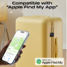 Promate TagLock TSA Luggage Lock with Smart Precision Tracking Tag + Apple Find My