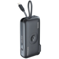 Promate PowerPack-10i Charger Power Bank 22W / 10000mAh / USB-C / QC3.0 / iWatch 2,5W / 220V EU/US/UK