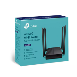 TP-Link Archer C64 AC1200 Wi-Fi Wi-Fi Router Wireless 1200 Mb/s, 4×LAN Ports