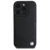 BMW Sign Leather Crossing Lines Pattern Back Case for Apple iPhone 16 Pro Max