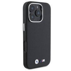 BMW M Smooth Full Wrapped Metal MagSafe Back Case for Apple iPhone 16 Pro Max