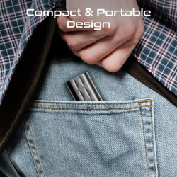 Promate Perk Compact 4-in-1 Cable and Adapter Set USB-C / micro / Lightning/ 0.3m