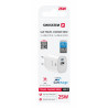 Swissten Travel Charger Edge GaN USB-A 18W  / USB-C 25W black