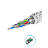 Swissten ARAMID REINFORCED USB - USB-C Data and Charding cable 1.5m