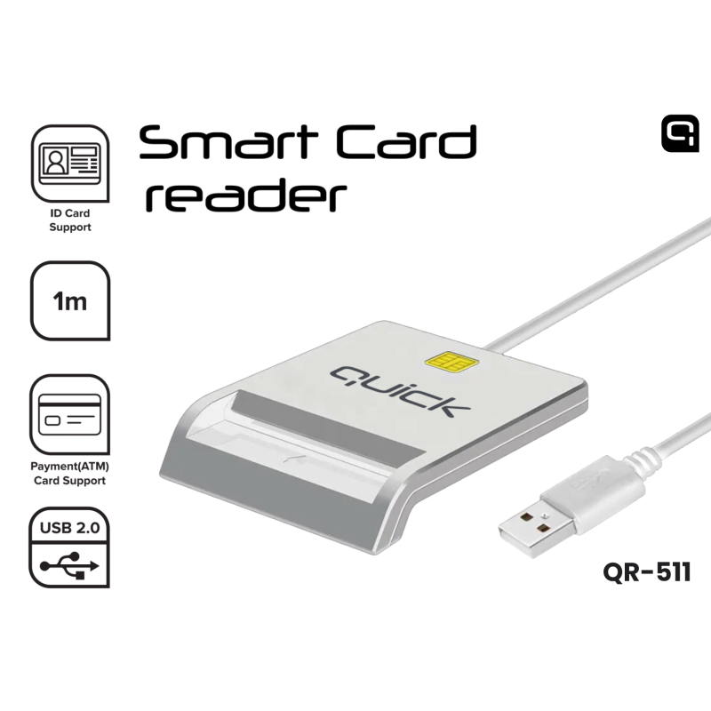 Quick QR-511 Smart ID Card reader USB