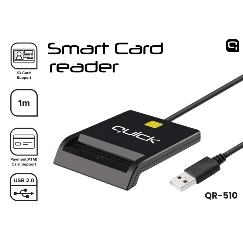 Quick QR-510 Smart ID Card reader USB