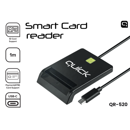 Quick QR-520 Smart ID Card reader USB-C