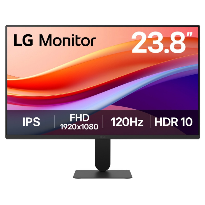 LG 24U411A-B kompiuterio monitorius 60,5 cm (23.8") 1920 x 1080 pikseliai „Full HD“ LED Juoda